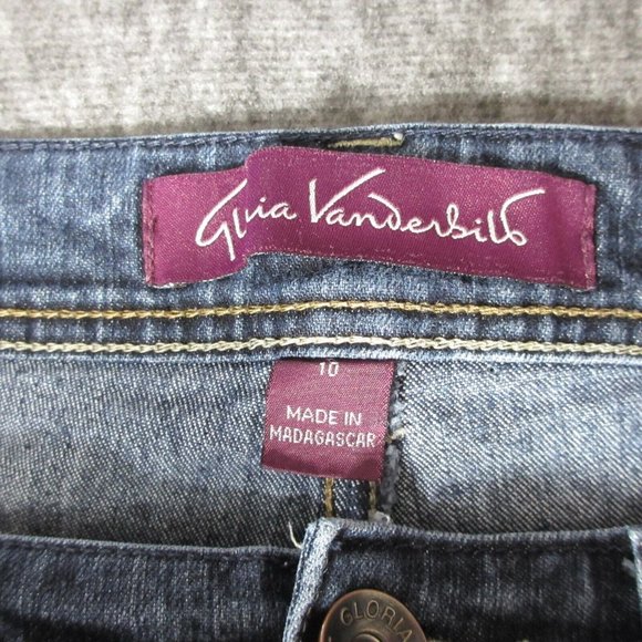 Gloria Vanderbilt Women's Isabelle Jeans Mid Rise Flare Size 10 - Picture 5 of 7